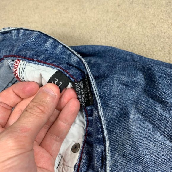 JAG Men’s Blue Distressed Jeans - Picture 4 of 6